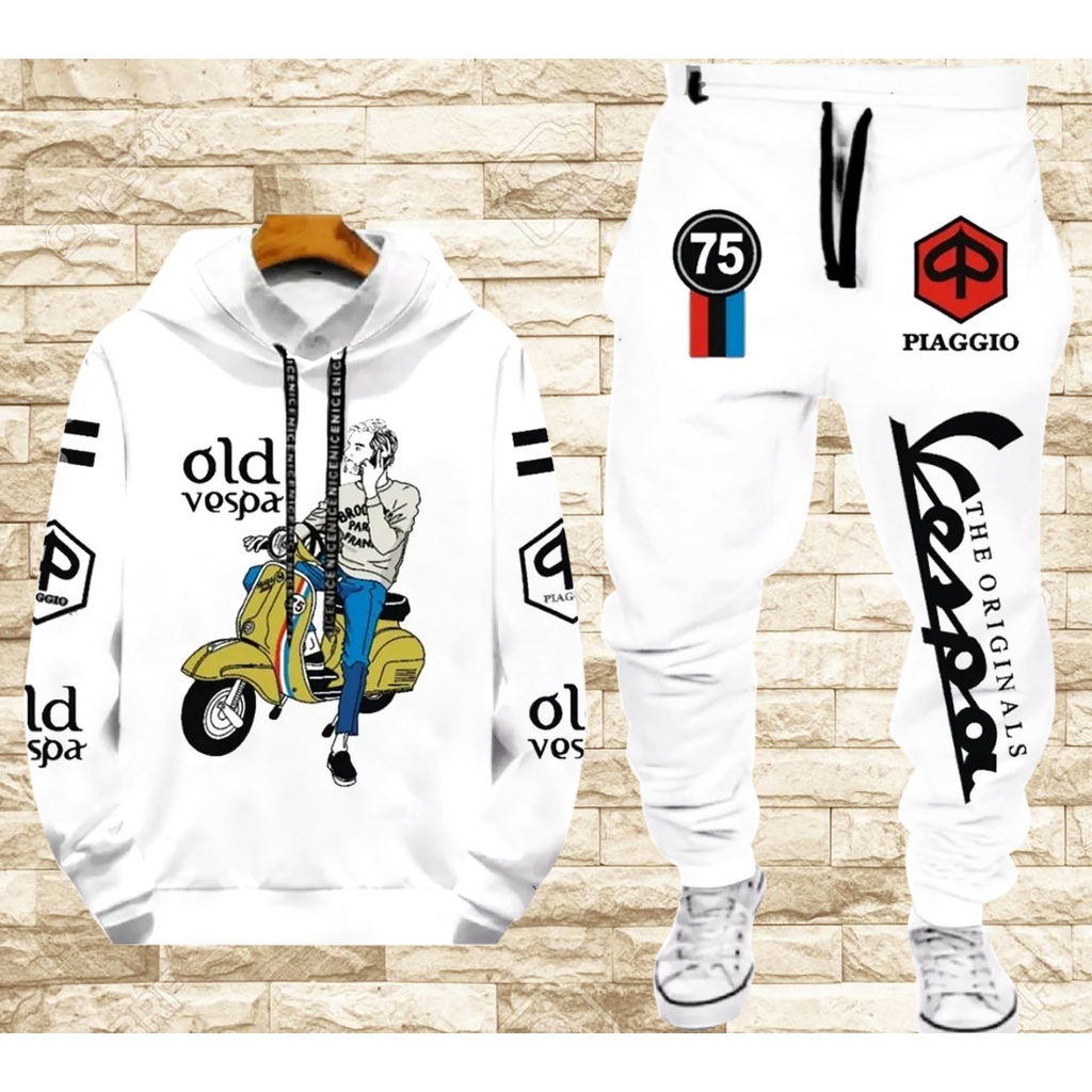 AMOSJKT.SETELAN VESPA/SETELAN DEWASA/SETELAN SWEATER JOGGER