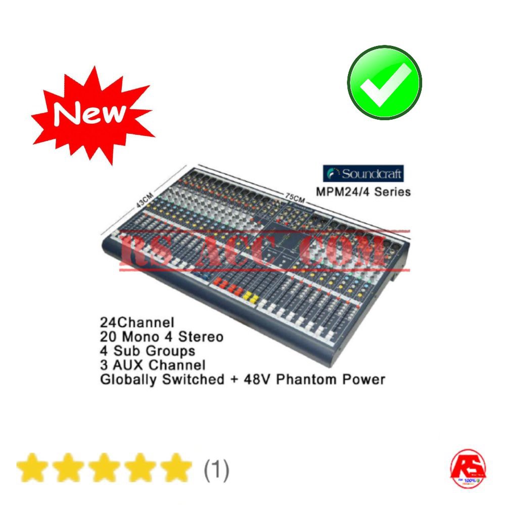 Mixer Soundcraft MPM 24 Mixer 24 Channel