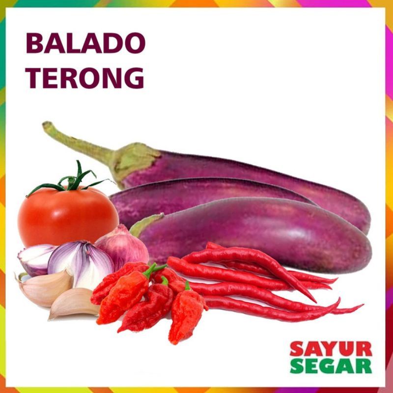 

paket terong balado banyak siap masak murah