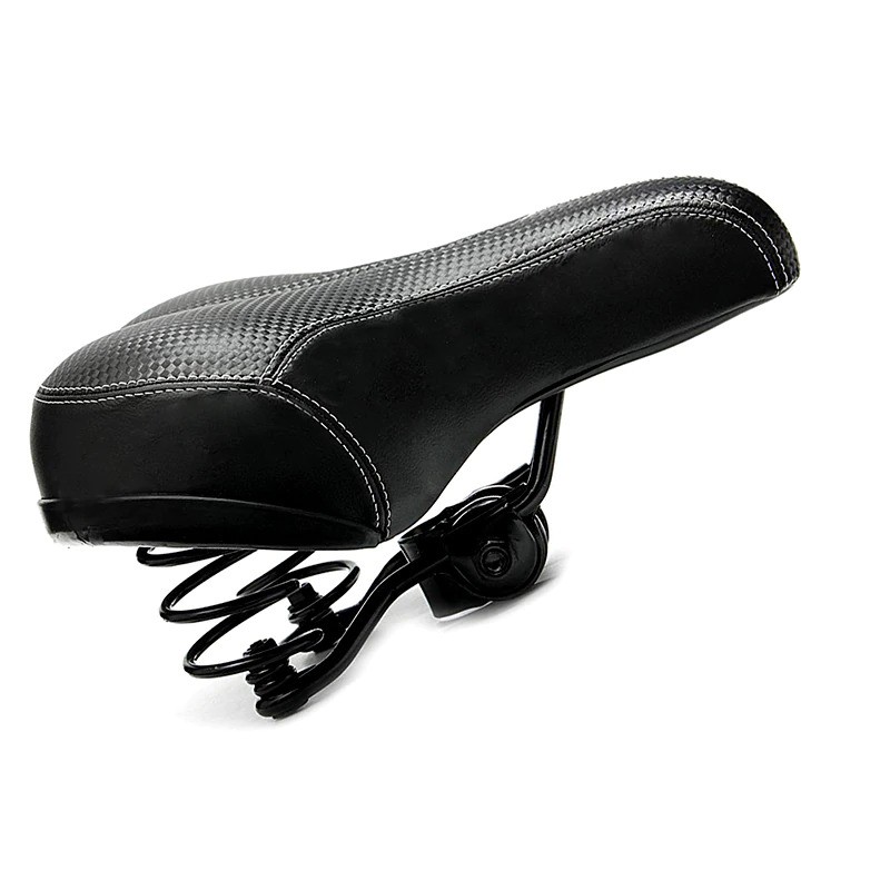 BISA COD UpperX Jok Sadel Sepeda Bike Saddle Wide Seat Soft Pad Cushion - UX01 - Black