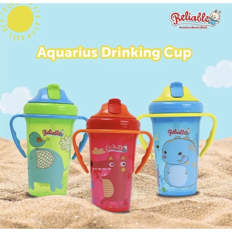 RELIABLE AQUARIUS  DRINKING CUP 300ML RCM-6401 - gelas minum bayi anak