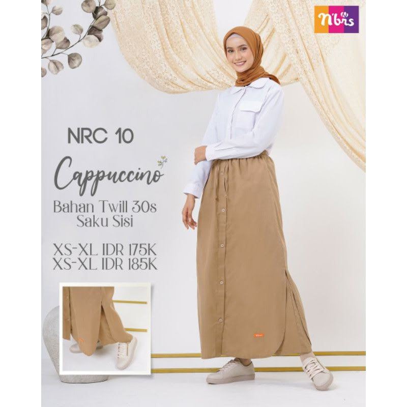 ROK CELANA/BAWAHAN TERBARU NIBRAS NRC 10 CAPPUCCINO
