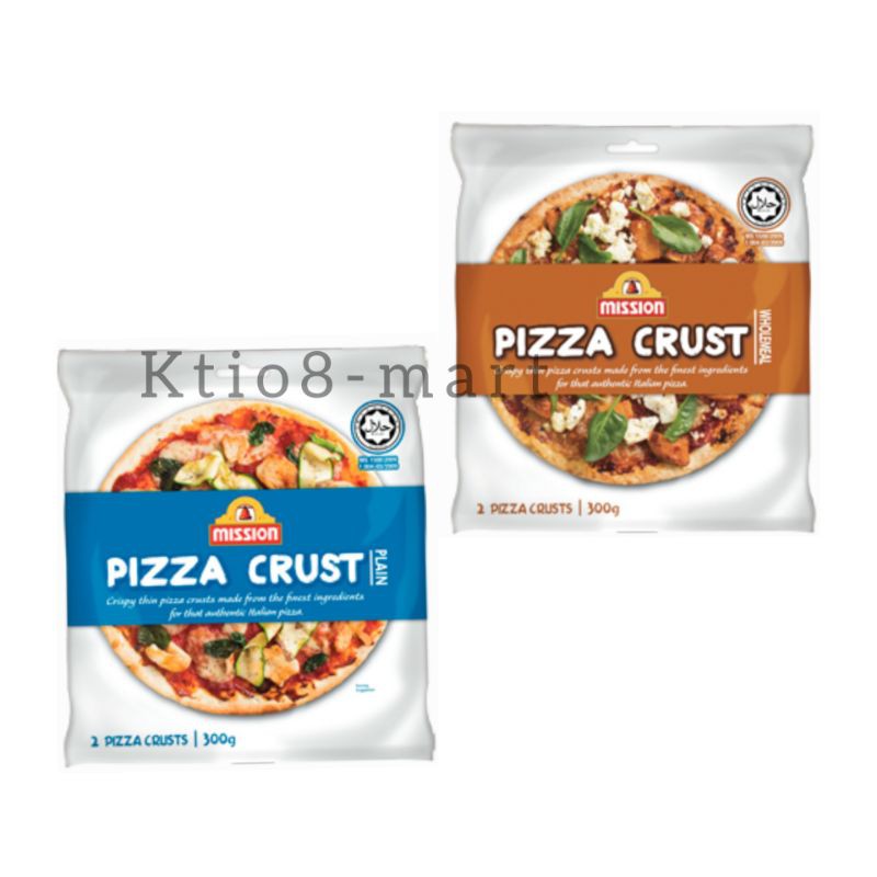 

[New] MISSION Pizza Crust Original/Crust Wholemeal 300gr/Import