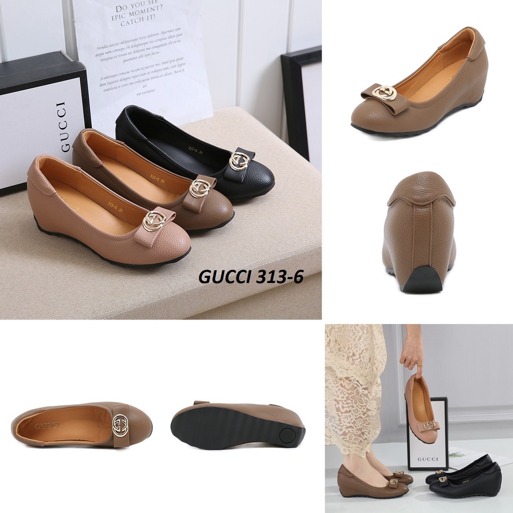 SEPATU WANITA WEDGES SHOES 313-6