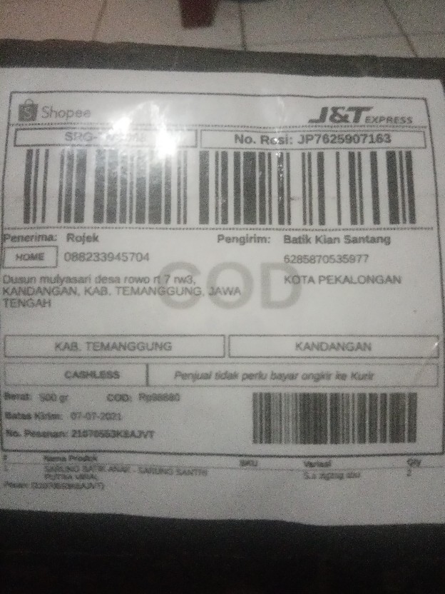 Sarung Batik Anak - Sarung Santri Putra Viral