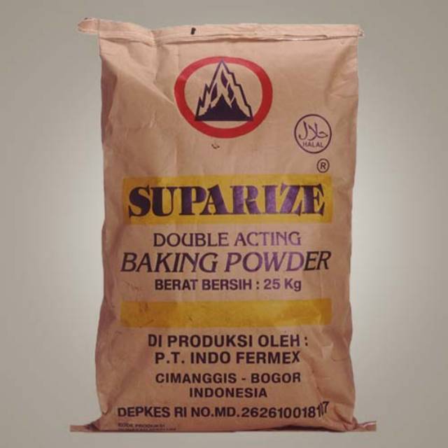 

Double Acting Baking Powder Suparize / Pengembang Kue repack 250 gr
