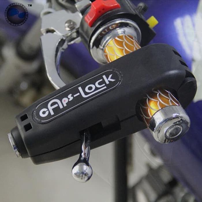 GripLock CapsLock Gembok Motor Stang Motor Anti Maling Kunci Grip Lock