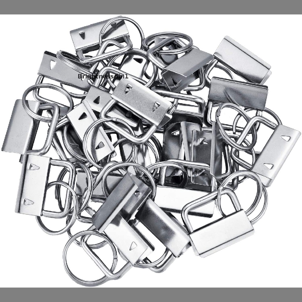 (Brightnessdin1) 50 Pcs Gantungan Kunci Dengan Tali Lanyard  Butikan Butik