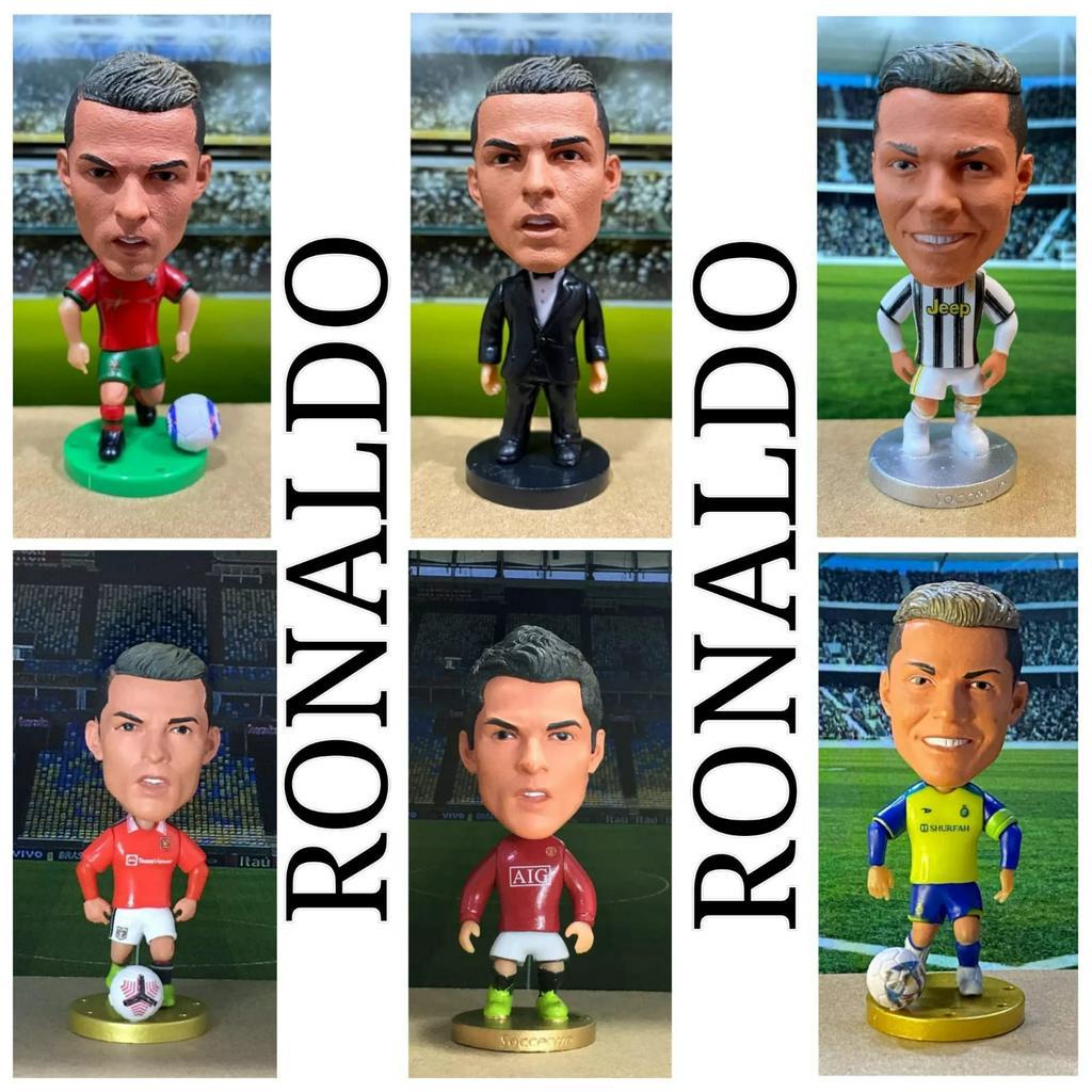 Figure pemain Al nassr Ronaldo / Al nassr Chistiano Ronaldo / Miniatur pemain bola Al Nassr / Kodoto