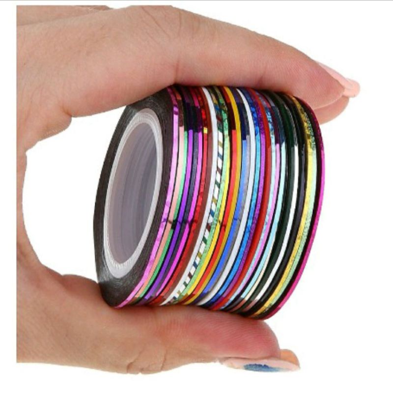 

Stiker Tape Adhesive untuk DekorasiNail Art DIY