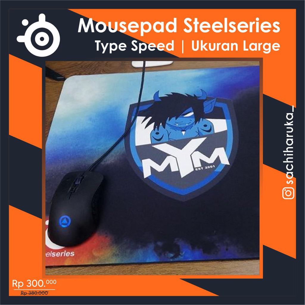 QcK+ Mousepad Steelseries - MYM Series (Large) | Shopee