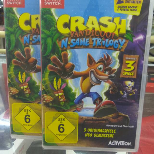 can you play crash bandicoot on nintendo switch