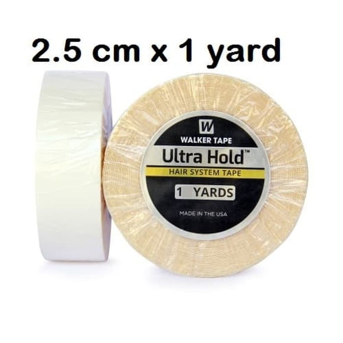 

B009 isolasi adhesive double tape toupee lem wig ULTRA HOLD roll 1 yards