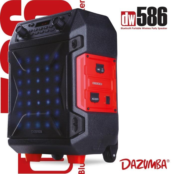 Speak | Speaker Karaoke Bluetooth Super Duper Bass Outdoor Dazumba Dw586