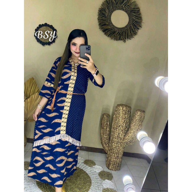 TERBARU | DASTER ARAB PANJANG | DASTER ARAB MOTIF | DASTER BUSUI RESLETING DEPAN