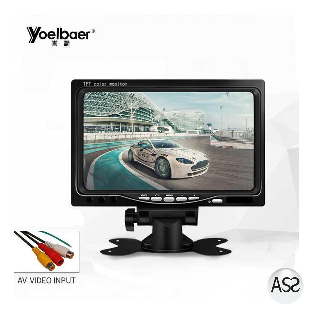 ASS Shop - Yoelbaer Layar Monitor Mobil TFT LCD 7 Inch - C-T703