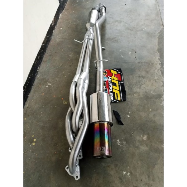 Header/Manipol full shet buat mobil Futura karbu tipe 421 panjang pakai knalpot HKS gronel