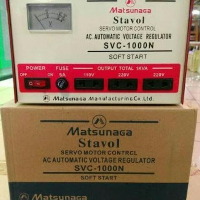 Stavolt Stabilizer 1000 Watt MATSUNAGA