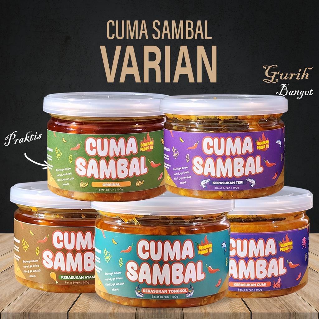 

Cuma Sambal - Pedas Gurih Rumahan - Makanan Instan Lauk Cepat Saji