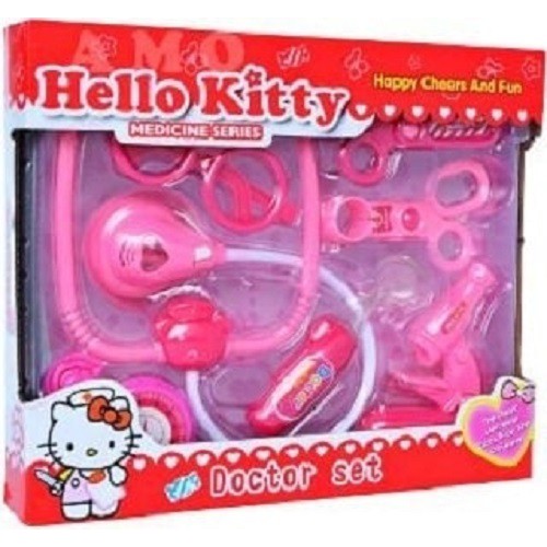 mwn.toys DOCTOR SET HELLOO KITTYY - MAINAN ANAK DOKTER DOKTERAN