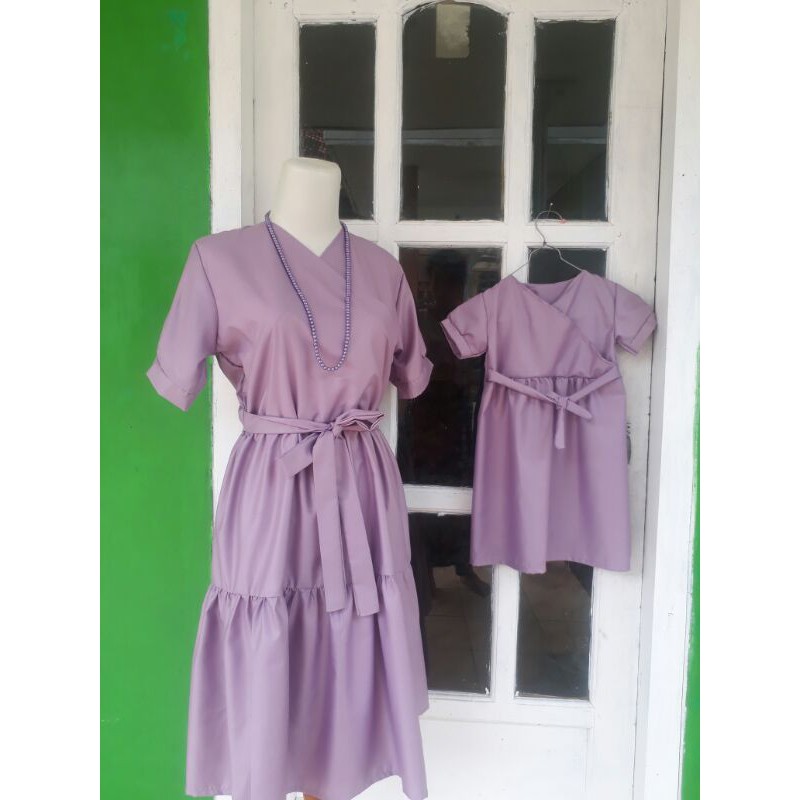 tunik lilac susun/couple/ibu&anak