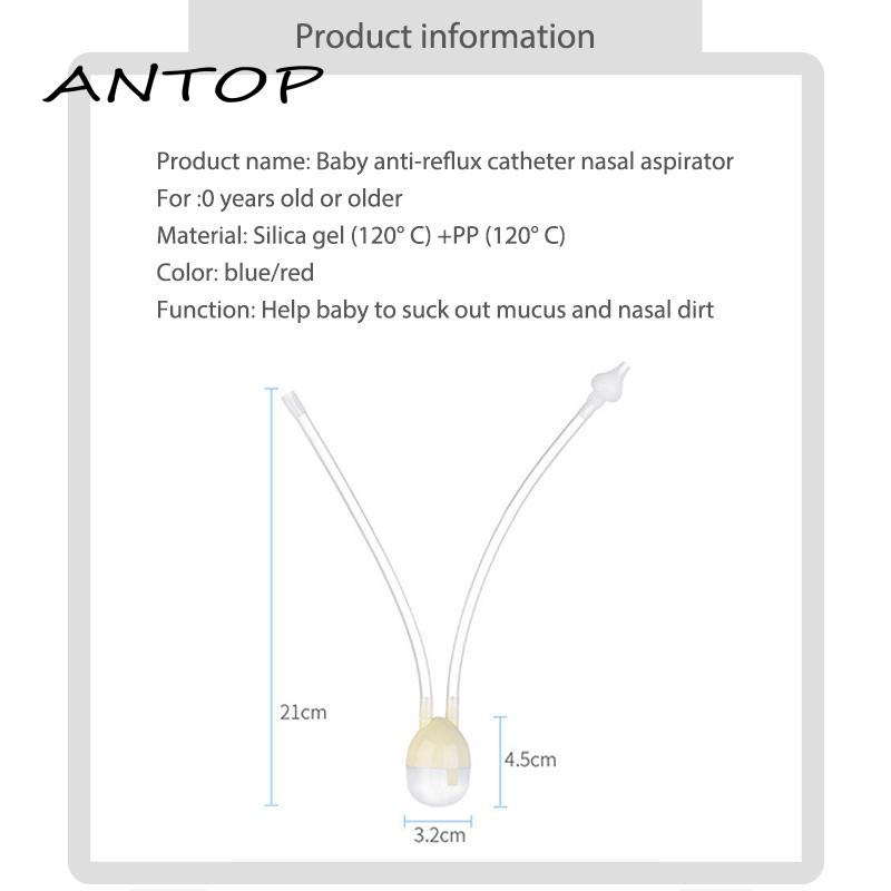 Aspirator Pembersih Hidung / Mulut Bayi Newborn Anti Refleksi