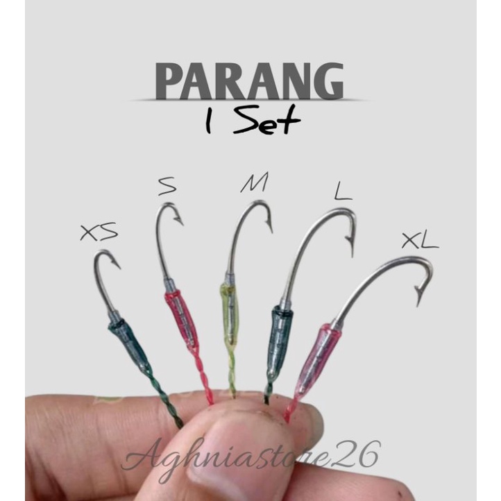 Kail Pancing Urek Belut Model Parang | Pancingan Belut Baja 1 Set
