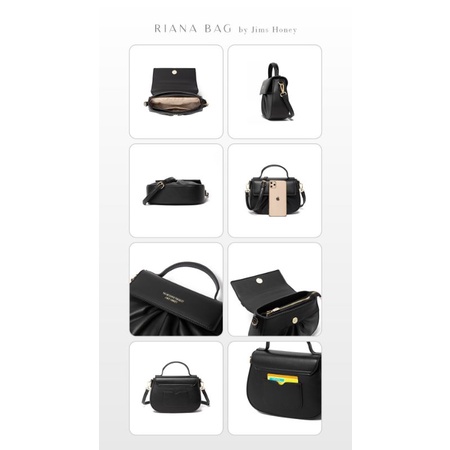 Riana bag jimshoney original tas selempang wanita realpic cod sling bag hand bag clutch official