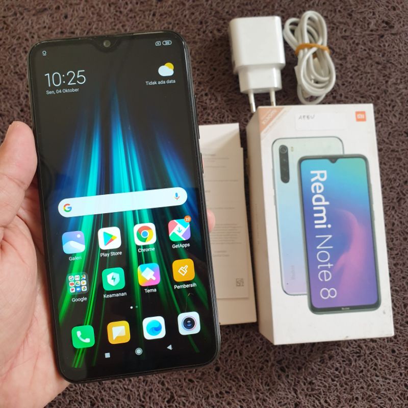 Xiaomi Redmi Note 8 4/64 mulus normal lengkap