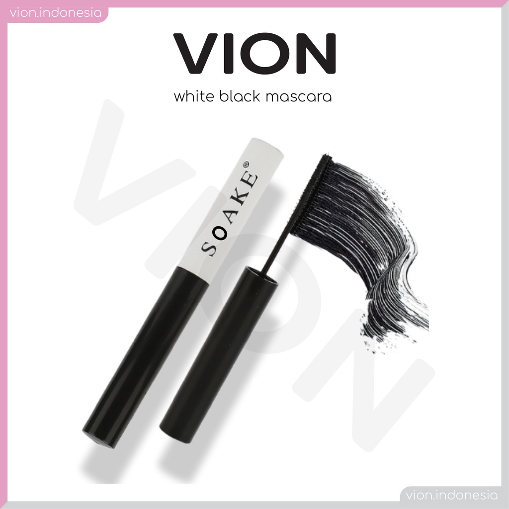 BOBEINI SOAKE Black White Mascara Long Lasting Thickening Eyelashes Bulu Mata Cantik Original BO003