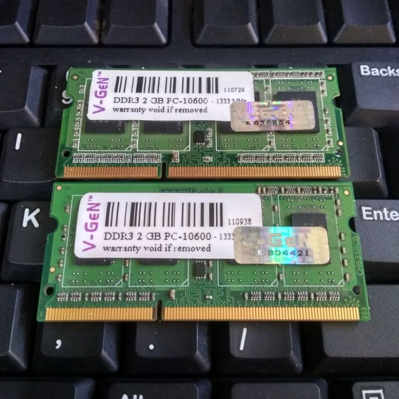 Ram Laptop ddr3 2gb 10600 Vgen