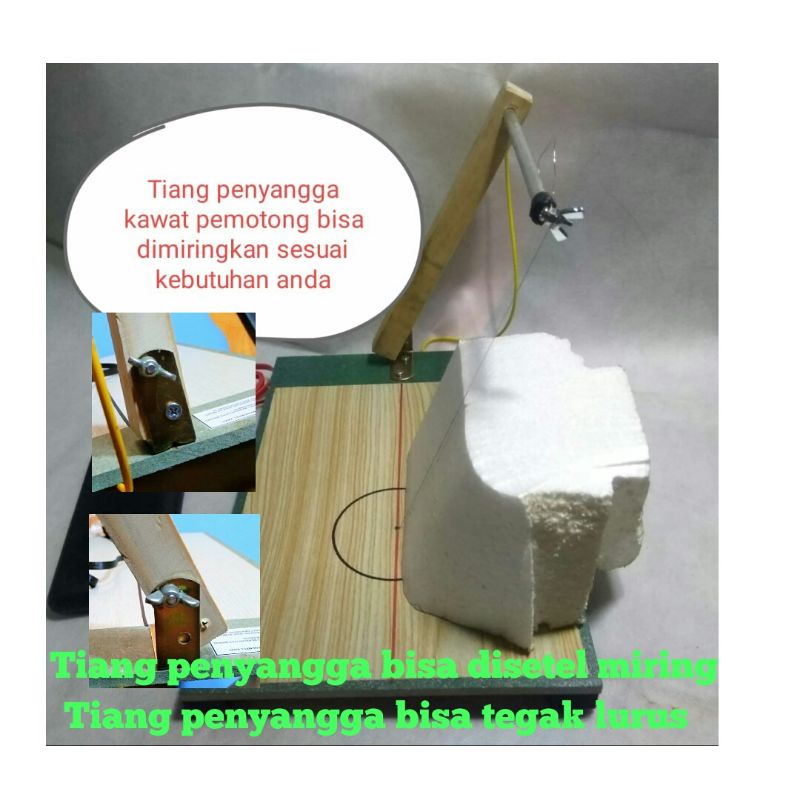

Styrofoam Cutter/ Alat Potong Styrofoam Bentuk Meja Ukuran 20x30 Cm. Praktis dan Berkualitas
