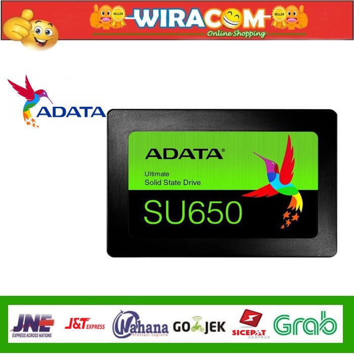 SSD ADATA SU650 480GB SATA ORIGINAL GARANSI RESMI