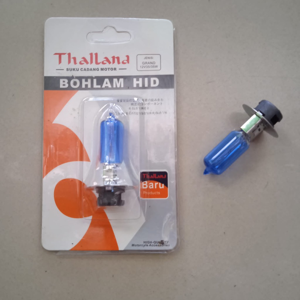 Dop halogen bohlam HID untuk motor bebek Grand, C70, Karisma, Fiz R, Jupiter Z, Shogun, Smash, RC. M