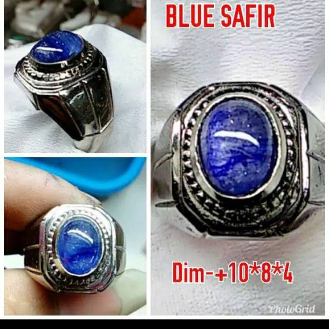 NATURAL BATU PERMATA BLUE SAFIR ASLI BATU
