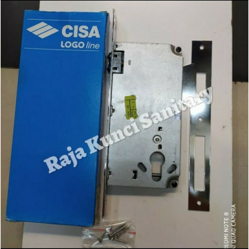 Lockcase Pelor CISA 60 mm/Bodi Pelor/Pelor CISA 60mm Stainless Chrome