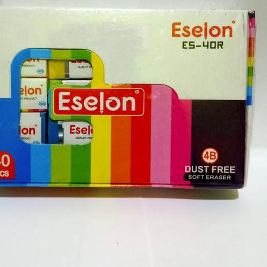 

10.10 SALE SATU PACK ( 40 PCS ) PENGHAPUS PENSIL KECIL WARNA ESELON ES-40R
