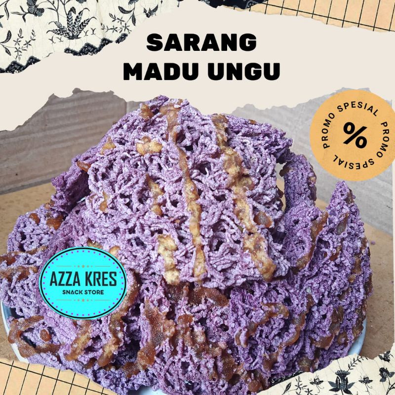 

Sarang Madu Ungu Snack Kekinian - Azzakres