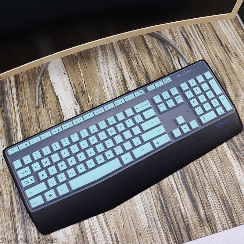 Cover Pelindung keyboard Wireless Bluetooth Logitech MK345 K345 MK 345 Bahan Silikon Anti Debu