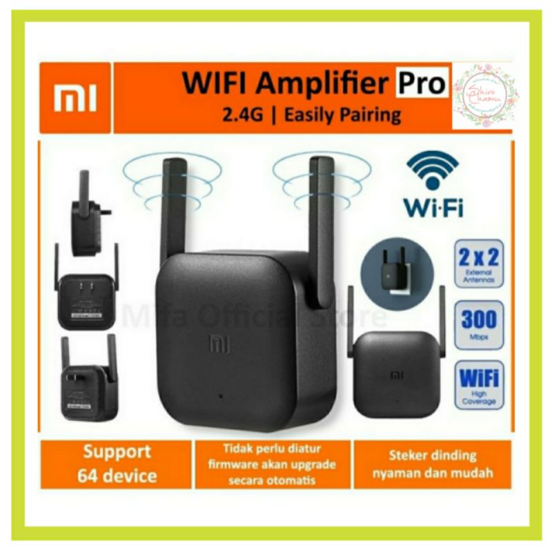 Xiaomi Wifi Amplifier Pro Repeater, Signal Extender, Penguat Sinyal
