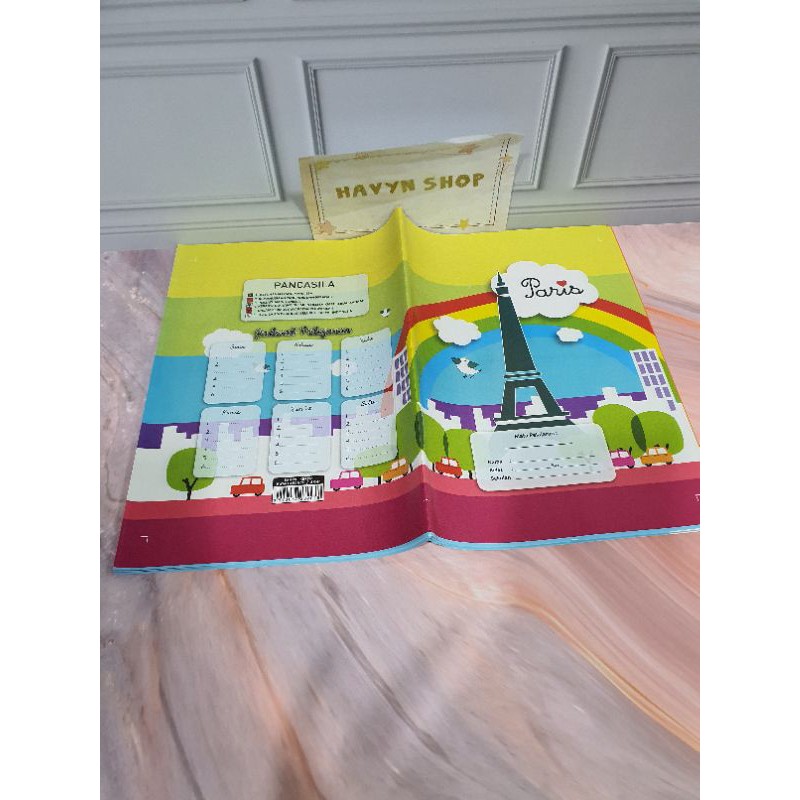 SAMPUL BUKU TULIS-Fancy PARIS KWARTO