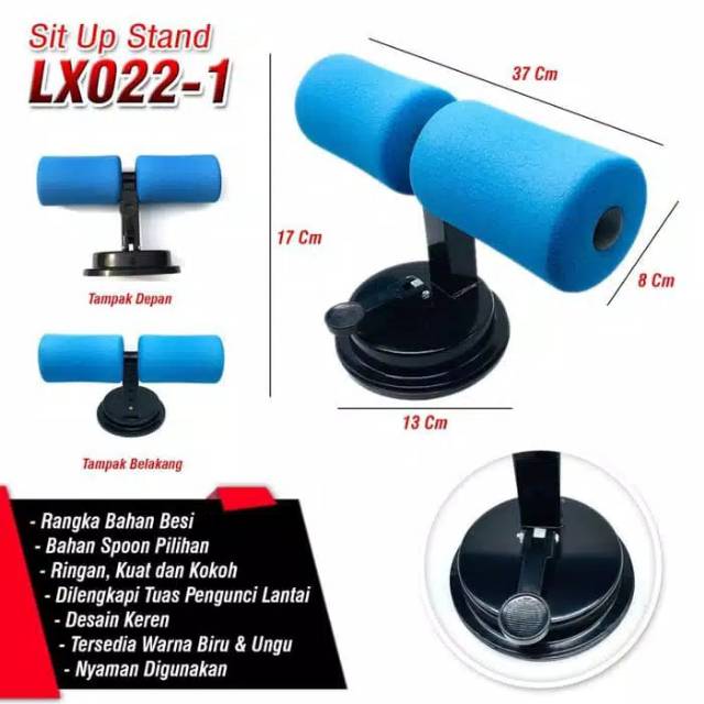 Alat Olahraga Sit Up Stand Holder Pegangan Kaki Gym Fitness Yoga Portable Original Speeds LX022-1