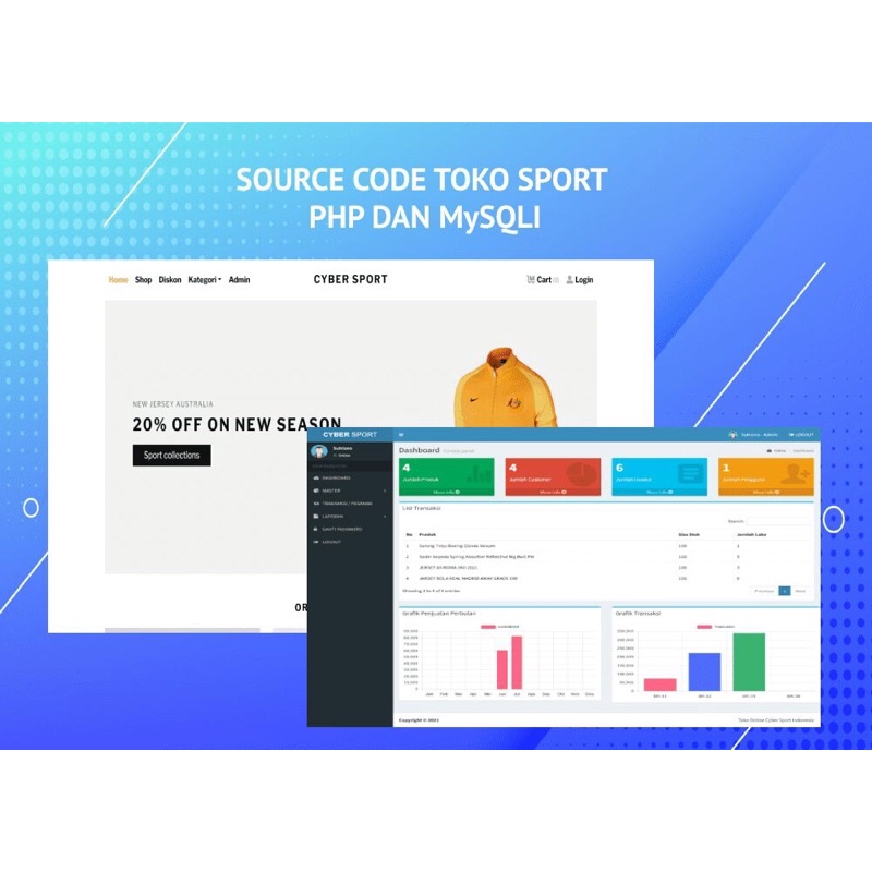 Source Code Toko Sport PHP dan MySQLi