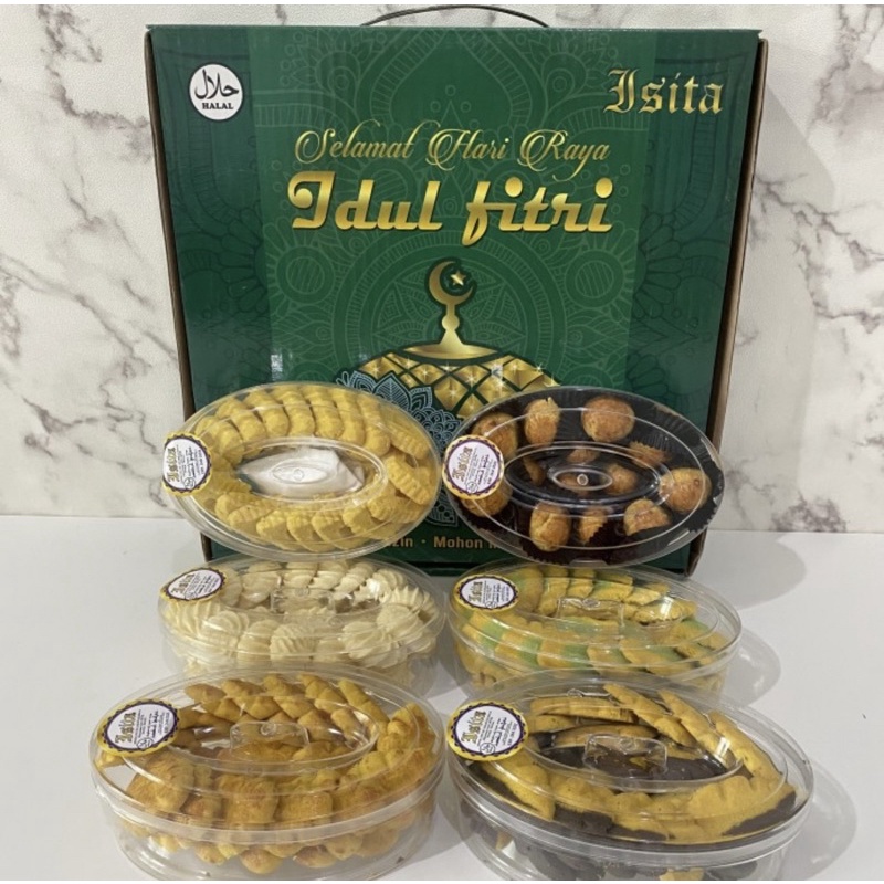 

Paket Kue Kering Hampers Lebaran Merek Isita Oval