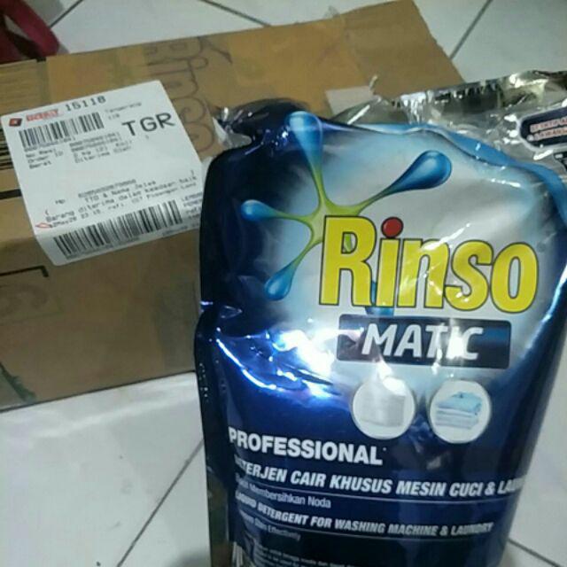 Rinso matic professional deterjen cair 1,8 Liter bukaan depan dan