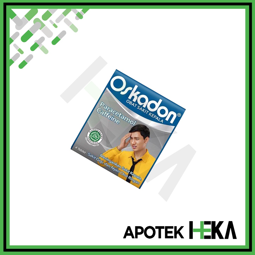 Oskadon Tablet Obat Sakit Kepala Strip isi 4 Tablet (SEMARANG)