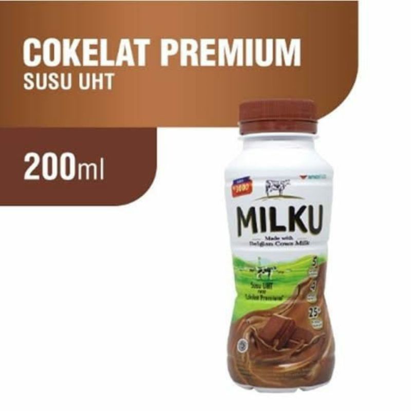 PCS - Milku Susu UHT Coklat Strawberry 200ml