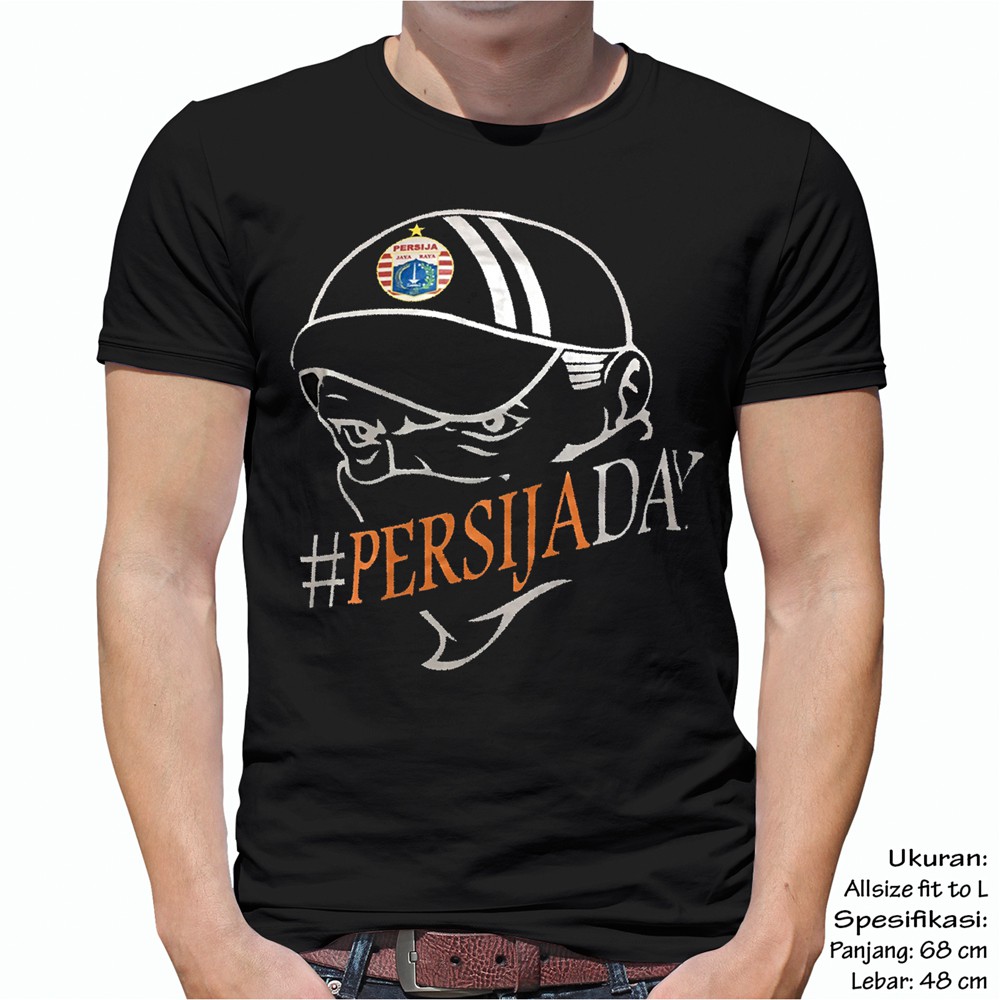  kaos baju distro PERSIJA DAY BLACK jakarta Shopee Indonesia