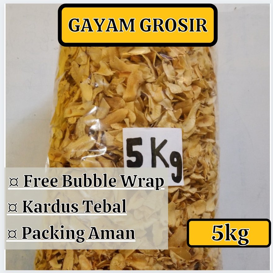 

Keripik Gayam Grosir Gurih Renyah Empuk /5kg