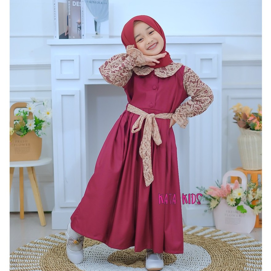 Gamis Anak Mecca Katun Toyobo Original By Kata Kids